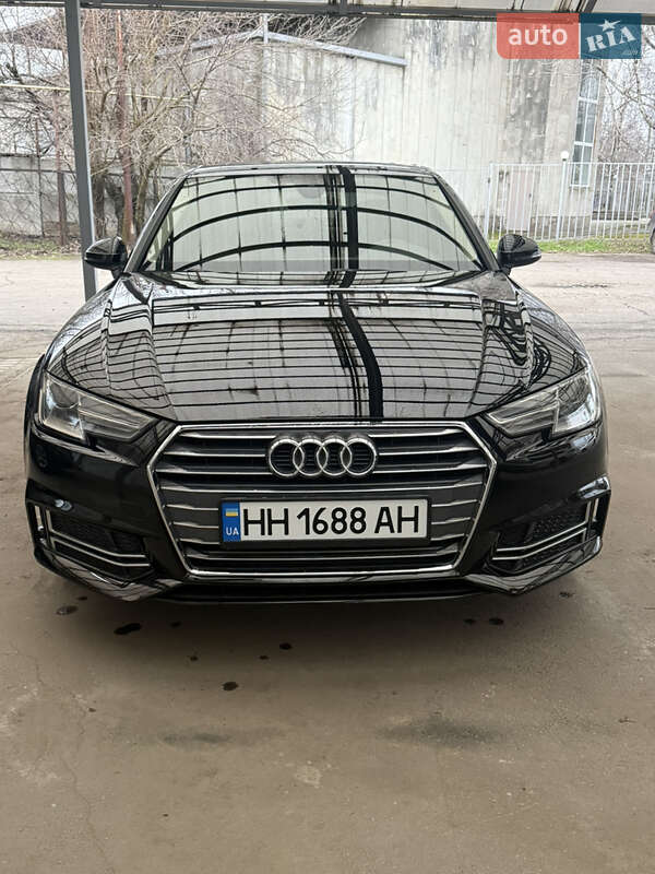 2017 Audi A4, VIN WAUKMAF44JA067934:plate — фото 1 (autoria)