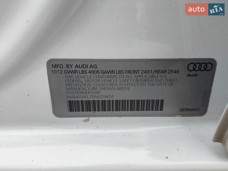 Седан Audi A4 2012 в Чернігові
