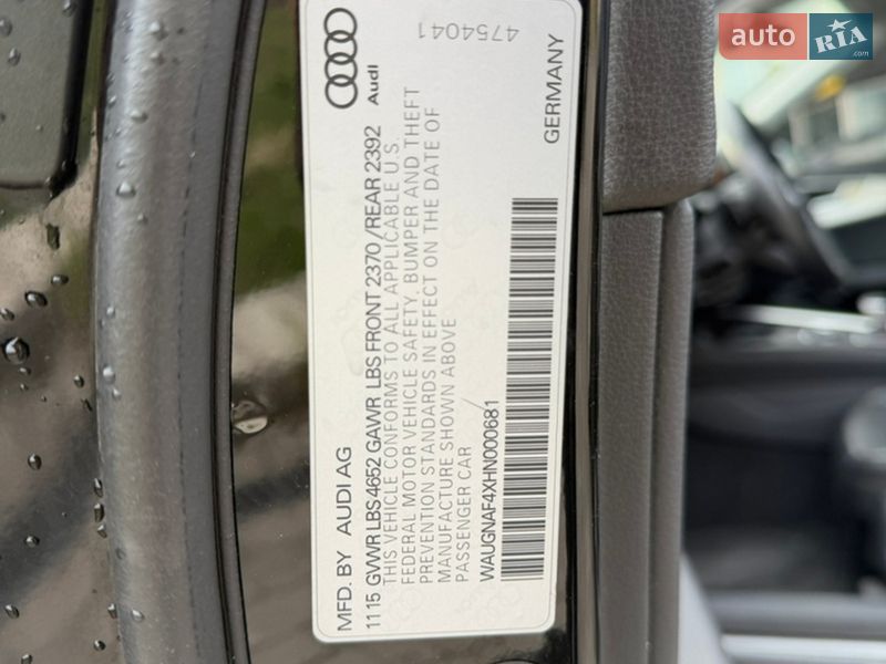 Седан Audi A4 2016 в Львові фото 39 Седан Audi A4 2016 в Львові