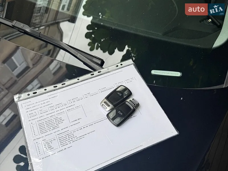 Седан Audi A4 2018 в Львове документ