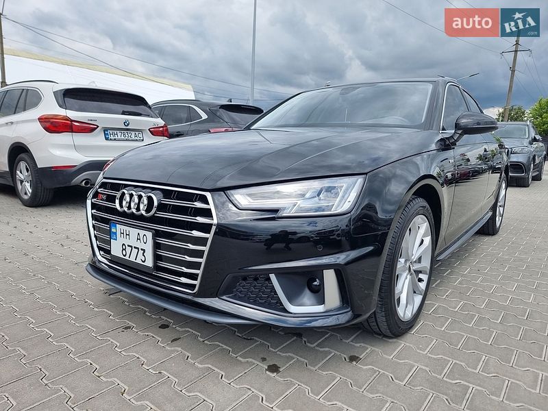 2019 Audi A4, VIN WAUENAF47KA109587:plate — фото 1 (autoria)