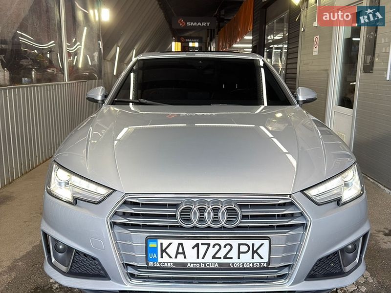 2019 Audi A4, VIN WAUGMAF49KN008622:plate — фото 1 (autoria)
