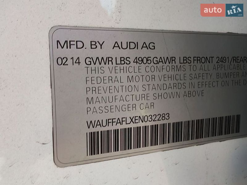 Седан Audi A4 2014 в Киеве