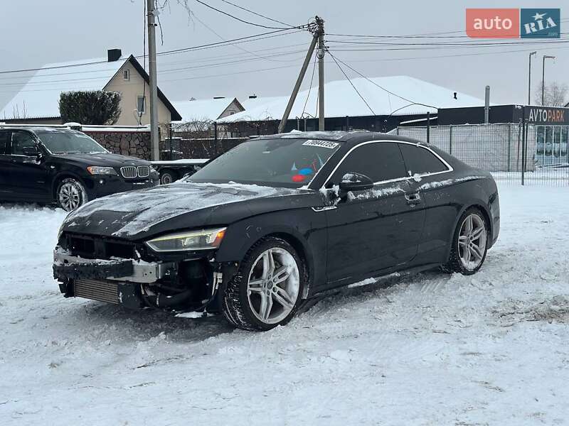 2017 Audi A5, VIN WAUUNAF57JA004602:plate — фото 1 (autoria)