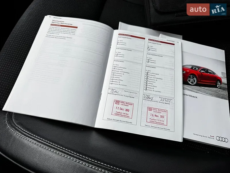Купе Audi A5 2012 в Львові документ