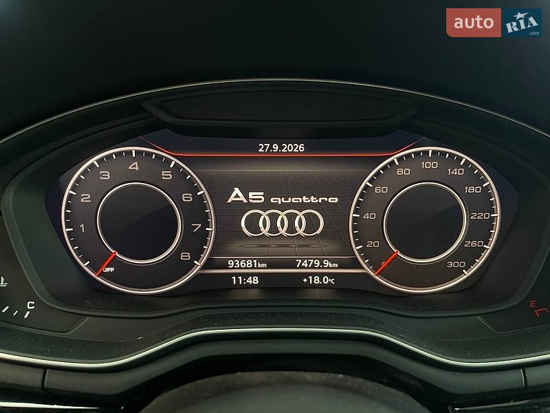 Купе Audi A5 2018 в Києві