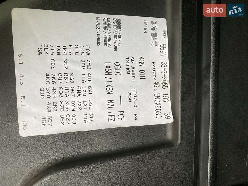 Универсал Audi A6 2013 в Хусте