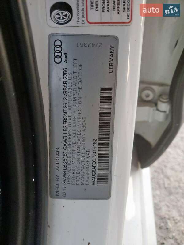 Седан Audi A6 2018 в Львове фото 12 Седан Audi A6 2018 в Львове