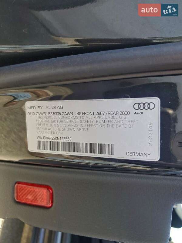 Седан Audi A6 2019 в Львове