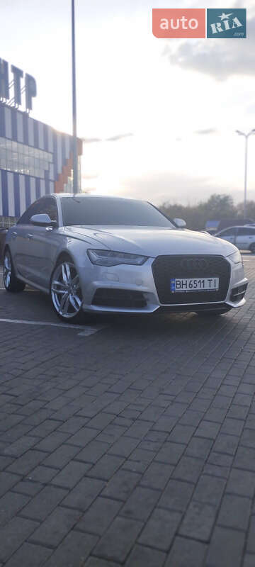 2014 Audi A6, VIN WAUFGAFC4FN016546:plate — фото 1 (autoria)