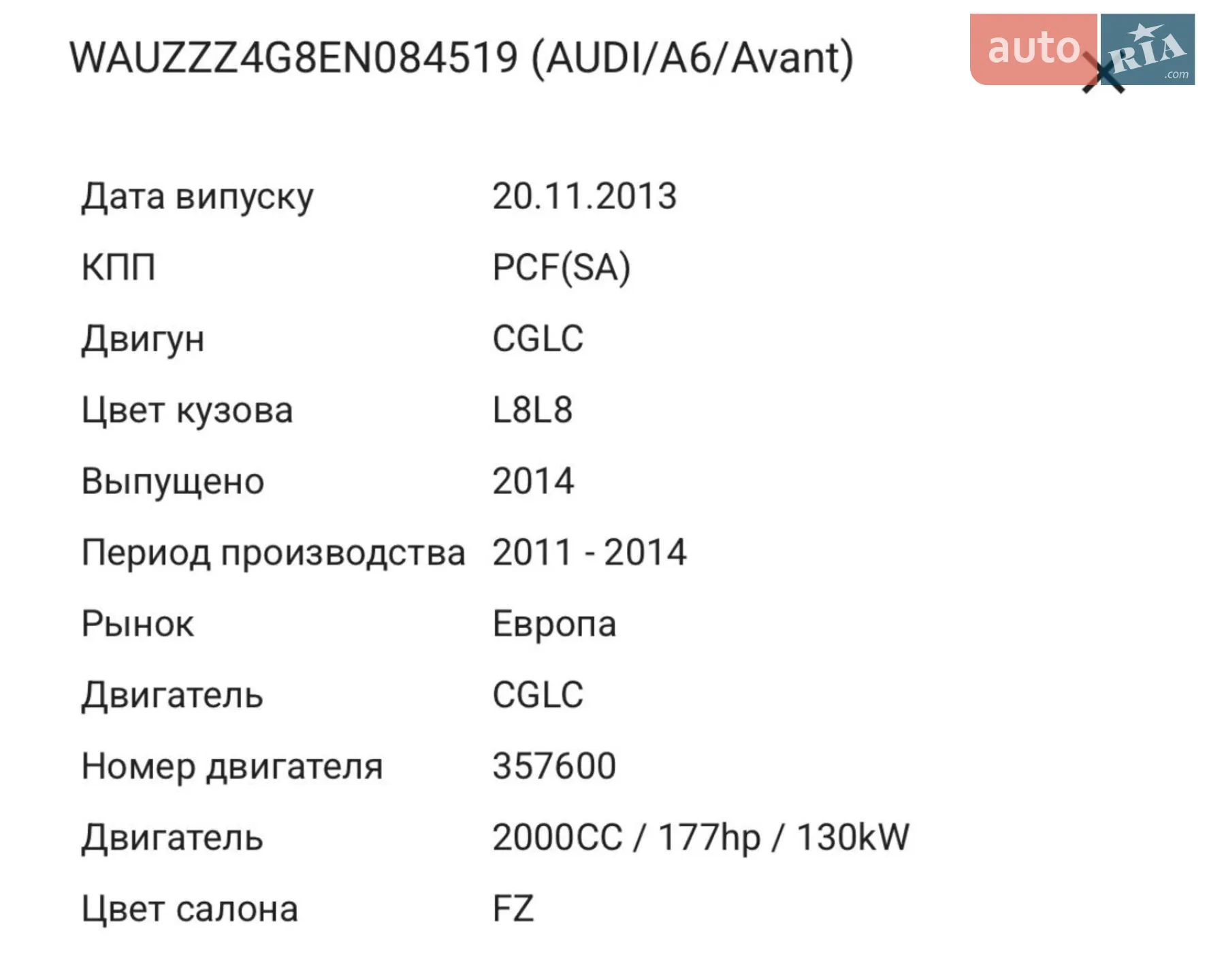 2013 Audi A6 - мініатюра 16