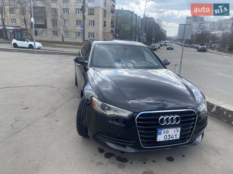 2013 Audi A6, VIN WAUDFAFC5EN025622:plate — фото 1 (autoria)