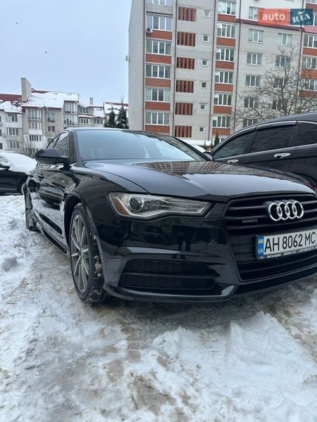 2016 Audi A6, VIN WAUG8AFC1HN075901:plate — photo 1 (autoria)