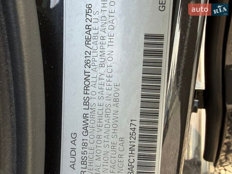 Седан Audi A6 2017 в Лубнах фото 83 Седан Audi A6 2017 в Лубнах