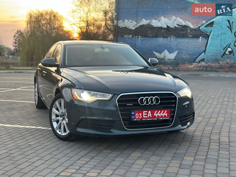 2012 Audi A6, VIN WAUGFAFC0DN089207:plate — фото 1 (autoria)