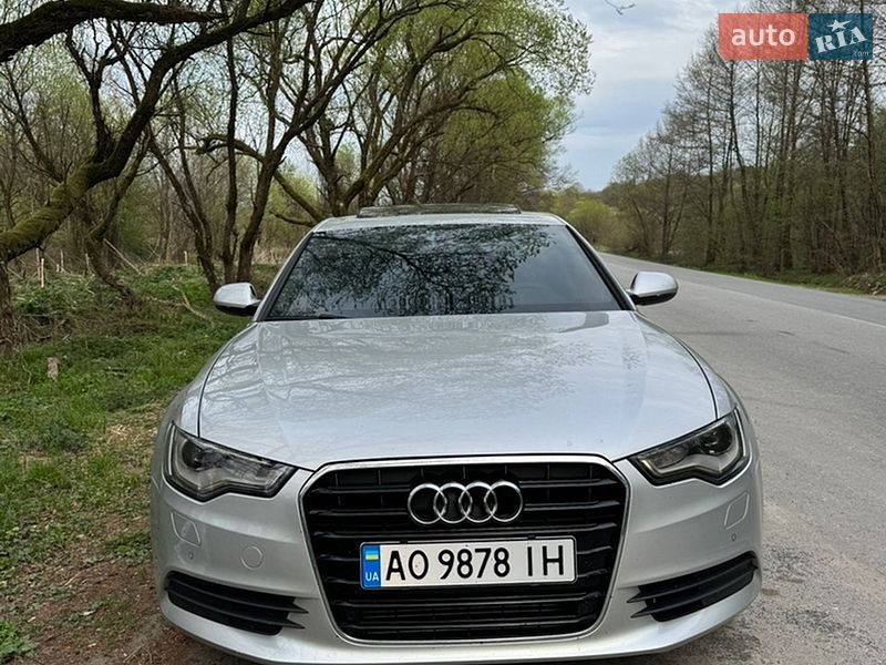 2014 Audi A6, VIN WAUGFAFC5EN116449:plate — фото 1 (autoria)