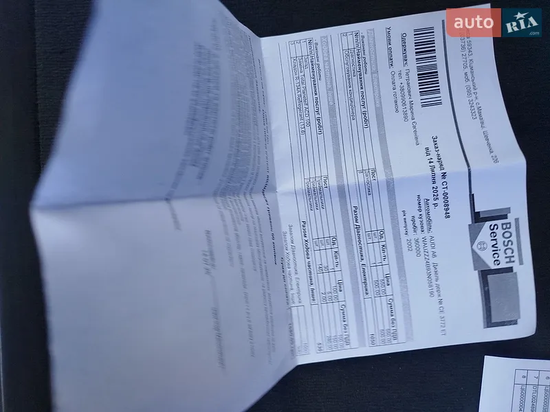 Универсал Audi A6 2002 в Кицмани документ