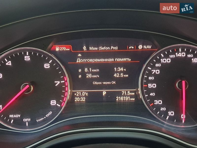 Седан Audi A6 2015 в Вараші