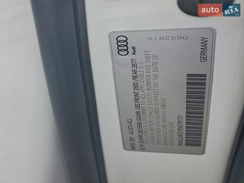 Седан Audi A6 2019 в Києві