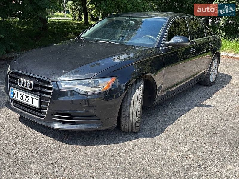 2012 Audi A6, VIN WAUGFAFC0DN028195:plate — фото 1 (autoria)