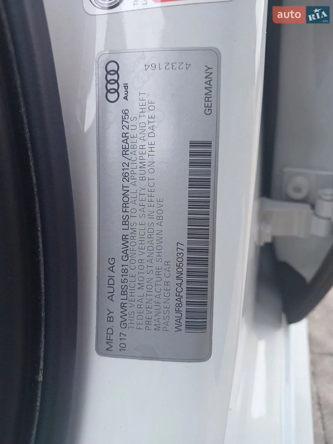 2017 Audi A6 - мініатюра 5