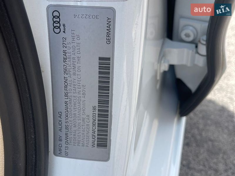 Седан Audi A6 2013 в Ровно