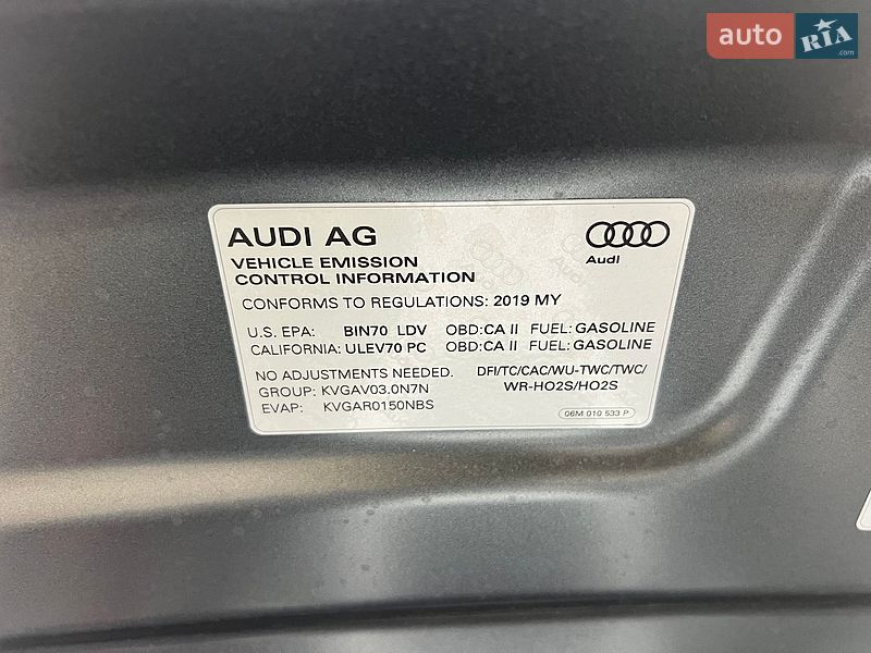 Седан Audi A6 2019 в Ровно