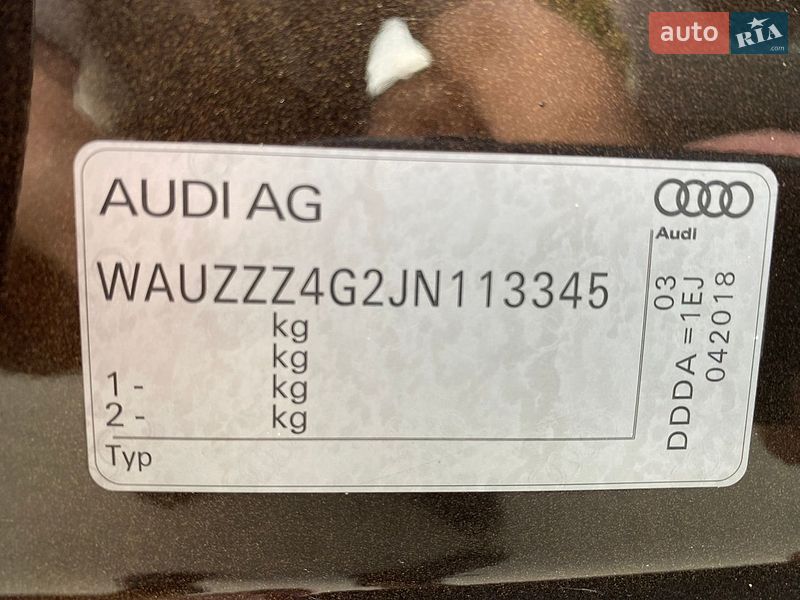 Седан Audi A6 2018 в Киеве