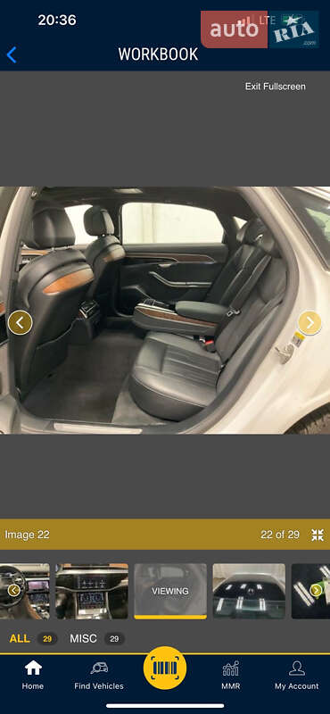 Седан Audi A8 2018 в Львове