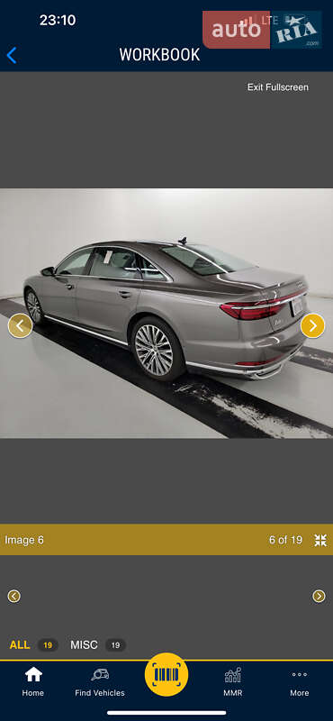 Седан Audi A8 2019 в Львове