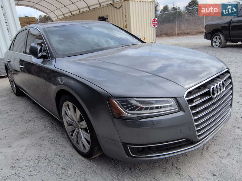 2015 Audi A8 L, VIN WAU34AFD2GN009388:plate — фото 1 (autoria)