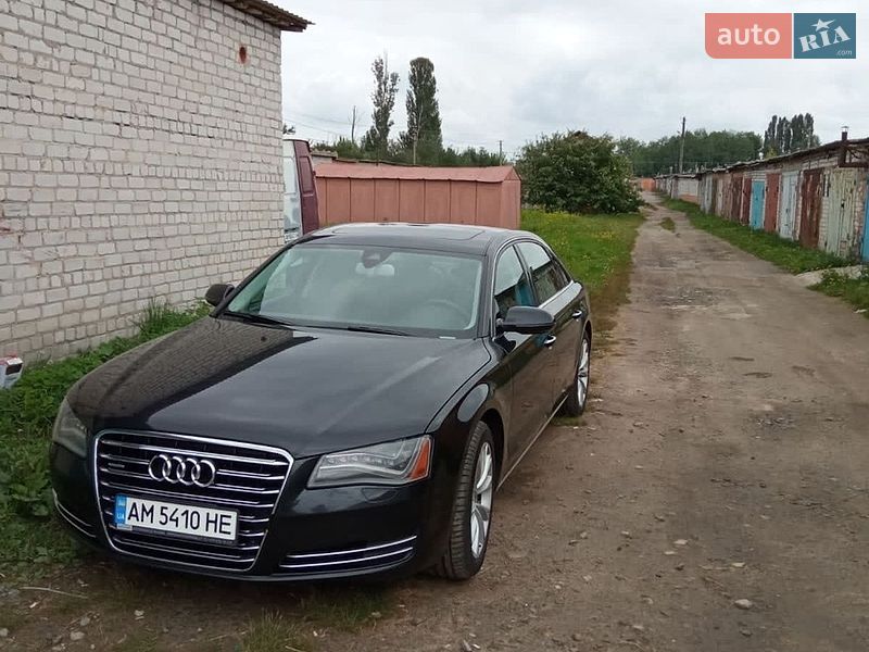 2013 Audi A8, VIN WAURGAFD6DN005664:plate — фото 1 (autoria)