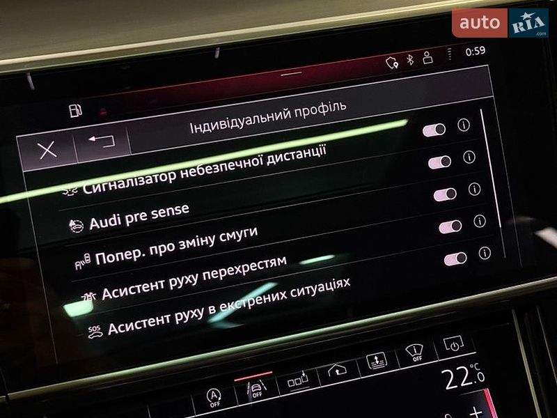 Седан Audi A8 2019 в Одесі фото 22 Седан Audi A8 2019 в Одесі