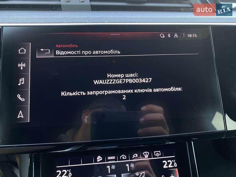 Позашляховик / Кросовер Audi e-tron S Sportback 2023 в Львові фото 107 Позашляховик / Кросовер Audi e-tron S Sportback 2023 в Львові