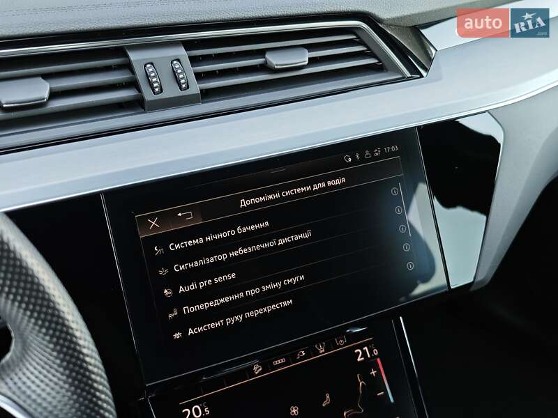 Позашляховик / Кросовер Audi e-tron S Sportback 2021 в Луцьку фото 65 Позашляховик / Кросовер Audi e-tron S Sportback 2021 в Луцьку