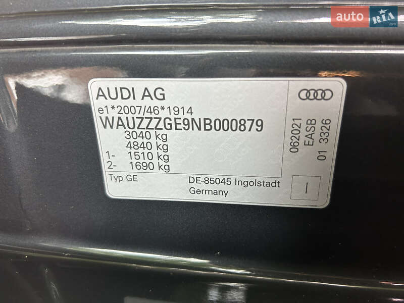 Позашляховик / Кросовер Audi e-tron Sportback 2021 в Києві