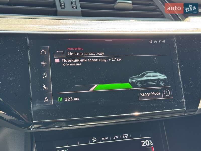 Внедорожник / Кроссовер Audi e-tron Sportback 2023 в Киеве фото 47 Внедорожник / Кроссовер Audi e-tron Sportback 2023 в Киеве