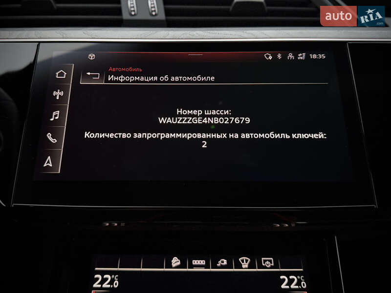 Внедорожник / Кроссовер Audi e-tron Sportback 2022 в Луцке