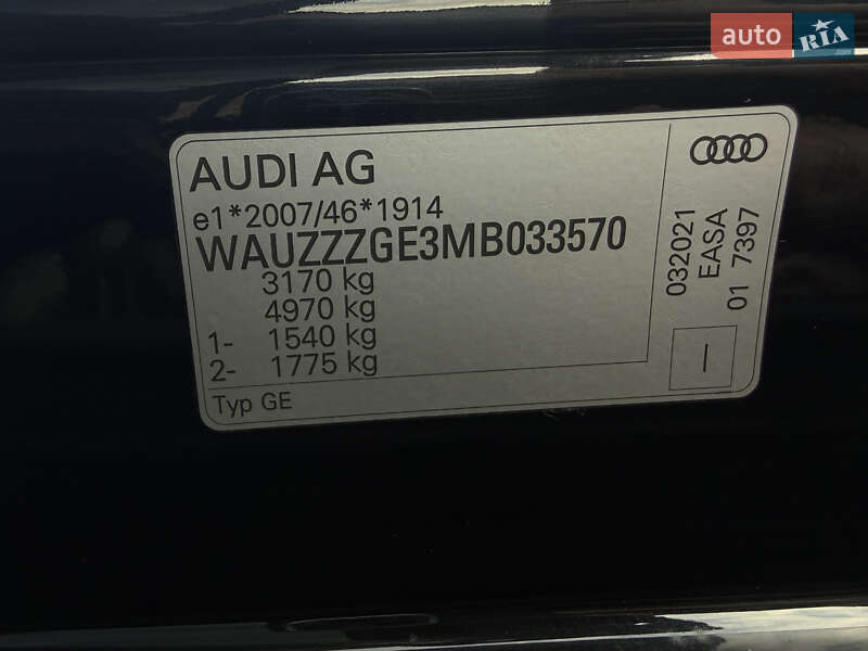 Внедорожник / Кроссовер Audi e-tron Sportback 2021 в Тернополе фото 34 Внедорожник / Кроссовер Audi e-tron Sportback 2021 в Тернополе