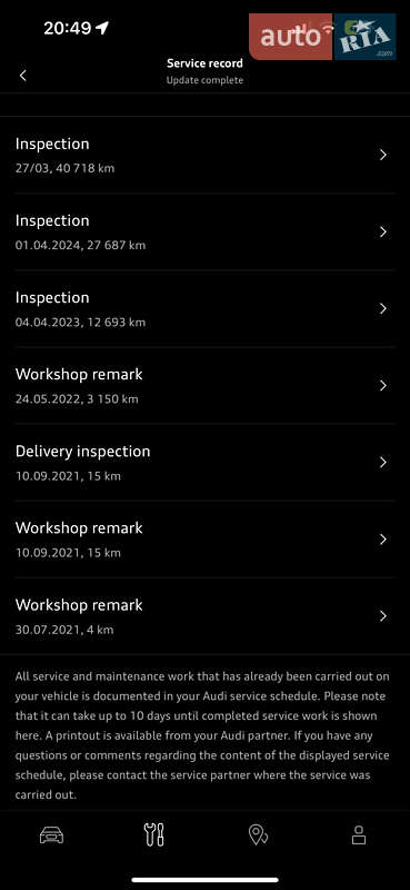 Позашляховик / Кросовер Audi e-tron Sportback 2021 в Києві