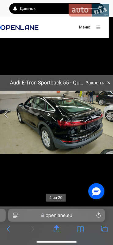 Внедорожник / Кроссовер Audi e-tron Sportback 2022 в Ивано-Франковске фото 104 Внедорожник / Кроссовер Audi e-tron Sportback 2022 в Ивано-Франковске