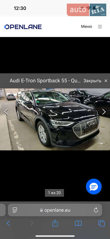 Внедорожник / Кроссовер Audi e-tron Sportback 2022 в Ивано-Франковске фото 107 Внедорожник / Кроссовер Audi e-tron Sportback 2022 в Ивано-Франковске