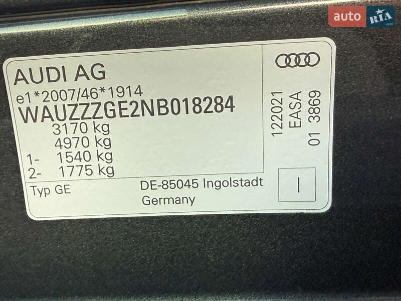 Внедорожник / Кроссовер Audi e-tron Sportback 2021 в Тернополе фото 24 Внедорожник / Кроссовер Audi e-tron Sportback 2021 в Тернополе