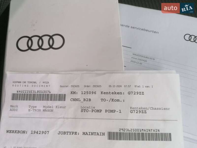 Внедорожник / Кроссовер Audi e-tron 2019 в Луцке