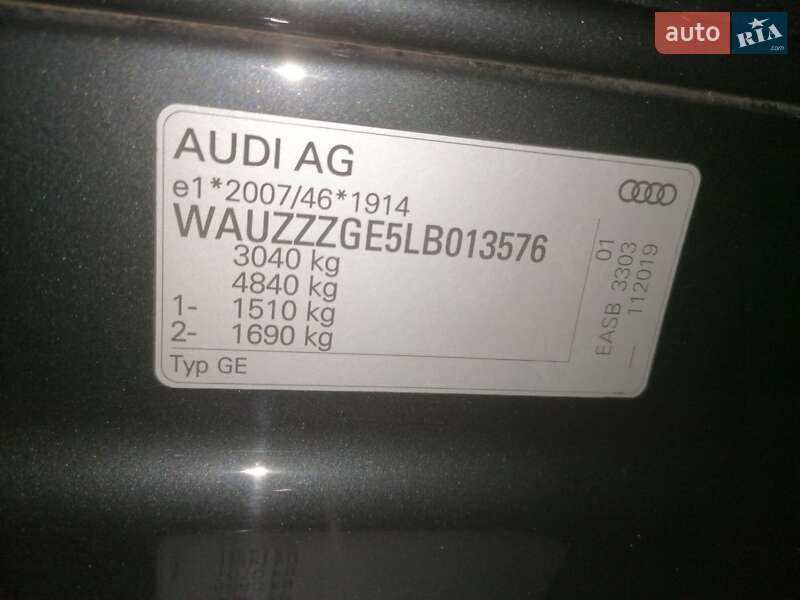 Внедорожник / Кроссовер Audi e-tron 2019 в Луцке