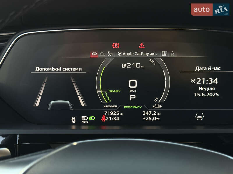 Внедорожник / Кроссовер Audi e-tron 2022 в Ужгороде