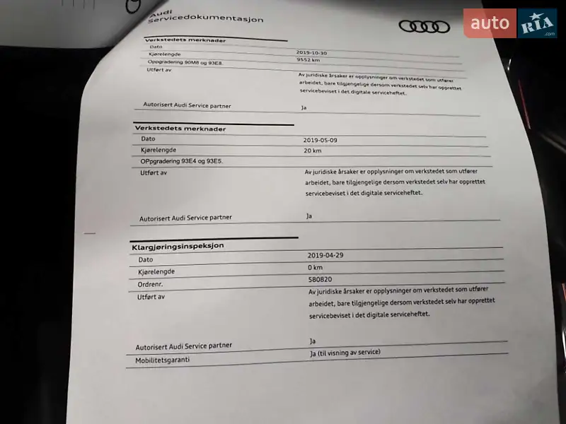 Позашляховик / Кросовер Audi e-tron 2019 в Києві документ 2 фото Позашляховик / Кросовер Audi e-tron 2019 в Києві документ