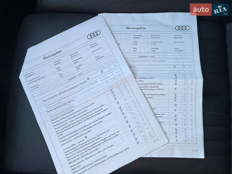 Позашляховик / Кросовер Audi e-tron 2020 в Луцьку