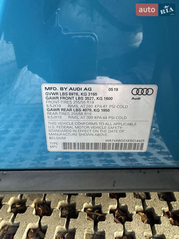 Внедорожник / Кроссовер Audi e-tron 2019 в Львове фото 37 Внедорожник / Кроссовер Audi e-tron 2019 в Львове