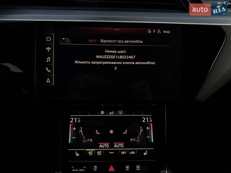 Внедорожник / Кроссовер Audi e-tron 2020 в Ужгороде фото 54 Внедорожник / Кроссовер Audi e-tron 2020 в Ужгороде